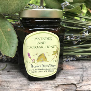 Local California Honeys - unfiltered and rare - Lavender Tanoak 4 oz